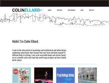 Tablet Screenshot of colinellard.com